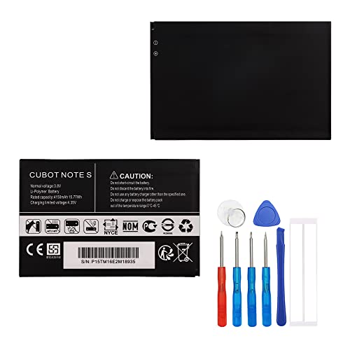 E-yiiviil Batería de repuesto Cubot Note S compatible con CUBOT Note S Cellphone con herramientas