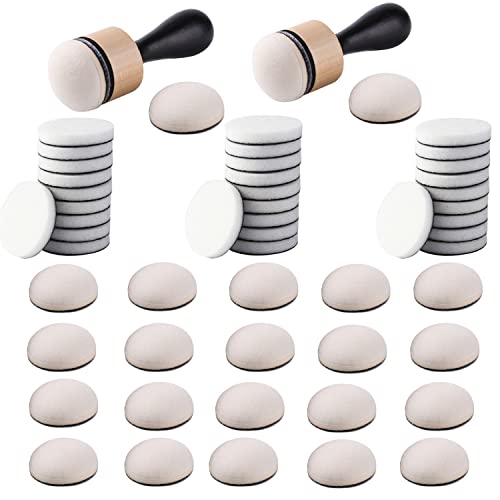 56 Stück/Set Mini-Tintenmischwerkzeug, mit Schaumstoff-Ersatz-Nachfüllschaum-Set, inklusive 54 Ersatz-Schaumstoff-Pads mit Padsbox zum Mischen von ScrapbookingKunstbedarf, Tintenwerkzeug