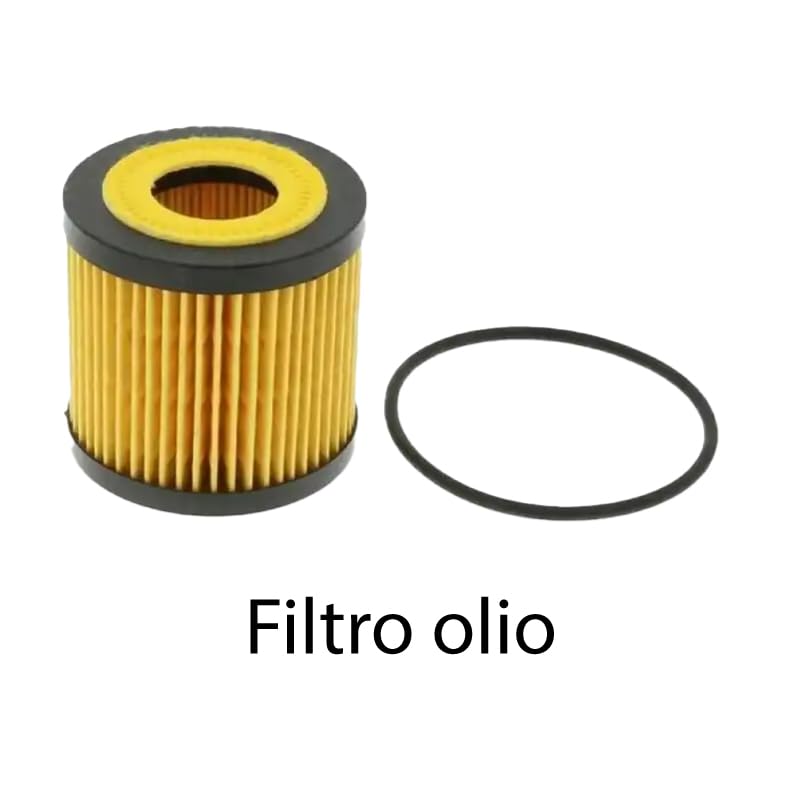 Kit di manutenzione OP per Skoda Fabia II 1.2 benzina 2006-2014: 3 filtri + 3L olio Edge 5W30 LL in acciaio inossidabile, compatibile con Auto