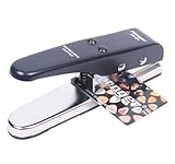 Signstek Professional Portable Flanger Pick Punch Guitar Pick Plectrum Maker Pick CutterBlack