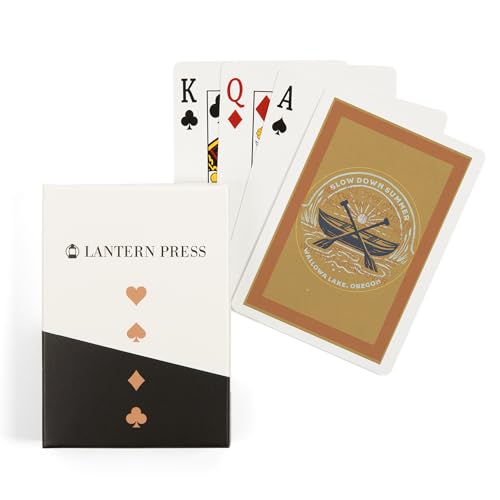 Baraja de Cartas Poker Wallowa Lake Oregon 52 Naipes