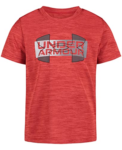 Image of Under Armour Boys' Short Sleeve Wordmark Graphic T-Shirt, Lightweight & Breathable, Relaxed Fit