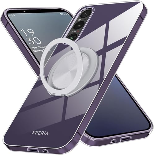 SONY Xperia1 Vi P[X NA Ot X}zP[X cr[T|[g SONY Xperia1 Vi P[X O y ^ ȒP ϏՌ TPU Xgbvz[t 360 °] X^h@\ ԍڃz_[Ή̌^