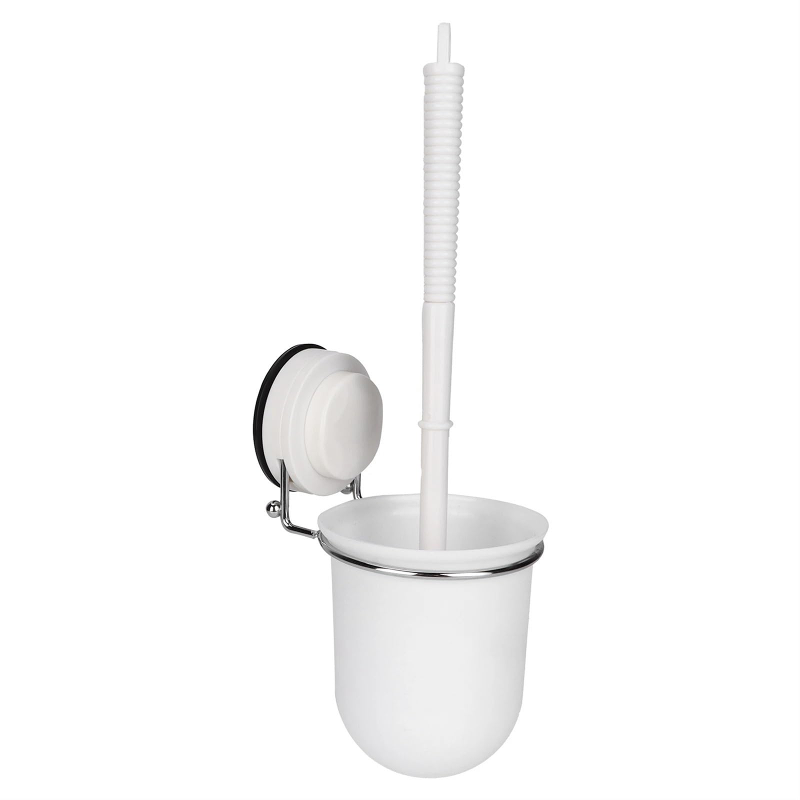 Toilet Brush and Holder Set Toilet Plunger and Bowl Brush Wide Brush Distance Toilet Scrub Brush for Family Bathrooms Cleaning