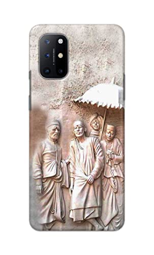 Image of Printed Hard Back Cover Case for OnePlus 8T | OnePlus 8T+ 5G Back Cover (Sai Baba) -1803
