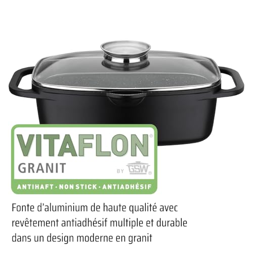 Rôtissoire avec couvercle GSW idéale pour vos rôtis du dimanche