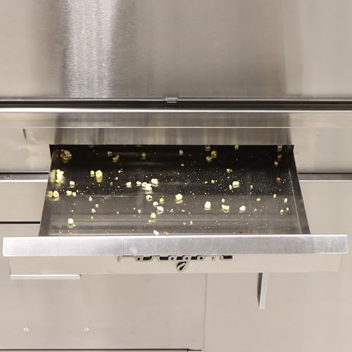 Image of Apex 48 oz Commercial Popcorn Machine with Cabinet, 960 oz /hr Capacity, LED Sign, 78H x 36W x 28D inches