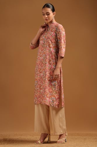 Image of Soch Womens Cotton Flex Botanical Kurta