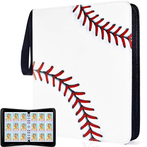 KarlyPro Card Binder 990 Pockets, Trading Card Binder with Sleeves, Baseball Card Binder, Trading Card Albums Sports Card Binder Collectible Fits 990 Cards with 55 Removable Sleeves