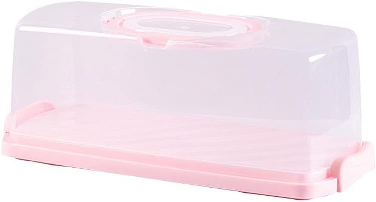Storage box Transparent Cake Storage Box Keep Fresh Toast Box Plastic Packaging Pad Clear Boxes Cupcake Muffin Bread Holder Cases