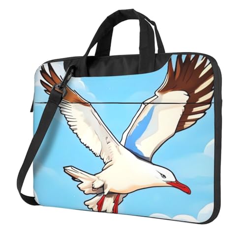 Sac à bandoulière pour ordinateur portable sacoche avec poignée et sangle réglable