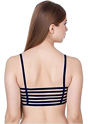 Image of Girls Cotton Lightly Padded, With Removable Pads Non-Wired Bralette Bra