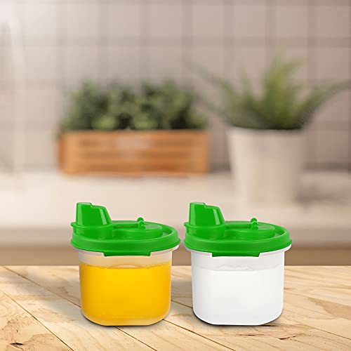 Image of Cutting EDGE 250 ML Smart Slim Oil Dispenser Airtight Green (Set of 1) | BPA free food grade plastic material, recommended for storing oil, vinegar, Water, sauces, juice, kitchen Storage