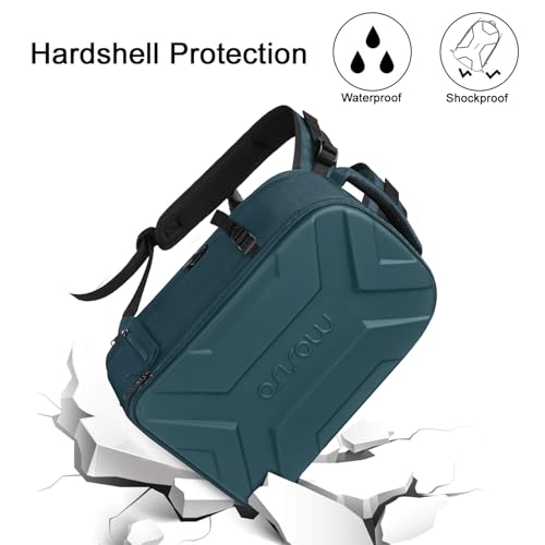 Mochila para cámara MOSISO con compartimentos y protección rígida miniatura 4