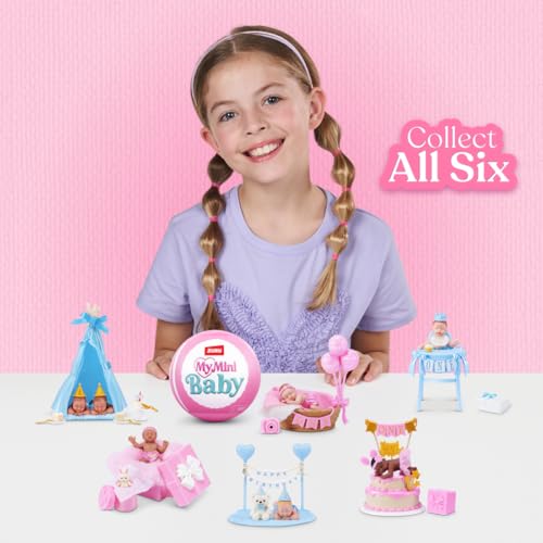 My Mini Birthday Series 1 By ZURU | 6 mini baby dolls to collect; birthday outfits & accessories; cake, balloons & party props; nurturing play; kids gift - image 6