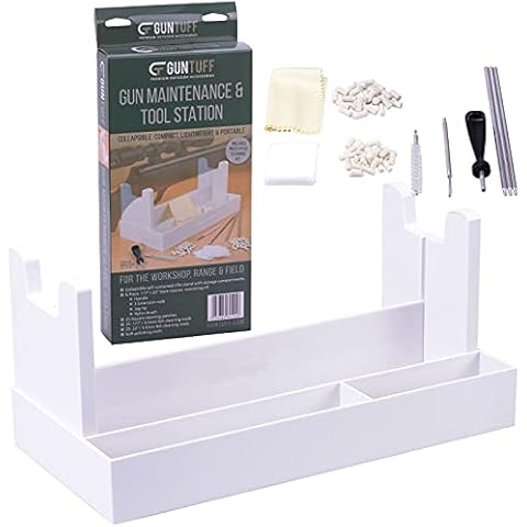 GunTuff Airgun Air Rifle Cleaning Maintenance Kit Stand Rifle Shooting Rest .177 .22 Cover
