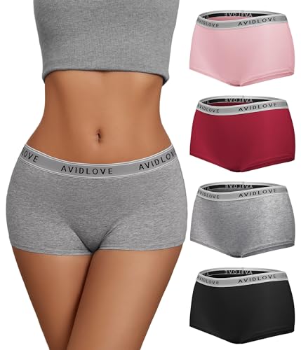 Caleçon boxeur coton femme Avidlove idéal pour le sport et la nuit