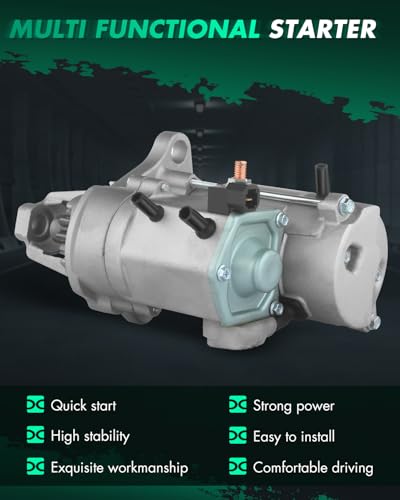 Image of SCITOO Starter Compatible 17785N SND0165 for Dodge for Ram for Pickups 1999 2000 2001 3.9L 5.2L 1999 2000 2001 2002 2003 5.9L 2002 2003 3.7L 4.7L for Ram Vans 1999 00 01 02 03 3.9L 5.2L 5.9L Starters