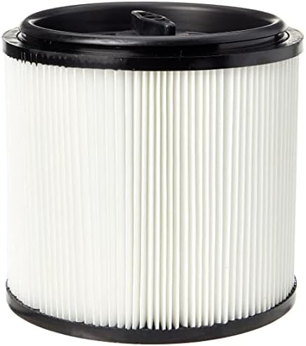 Vacmaster 951333 Official Universal Washable Cartridge Filter for both dry and wet use, for 15-60L Wet and Dry cleaners,White