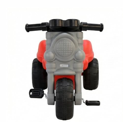 Image of Little Fingers Kids Ride-on Tricycle - Sturdy No-Pedal Push Bike for Toddlers Age 1 to 3 Years - Indoor Outdoor Balance Ride Toy with Easy-Grip Handle & Durable Wheels