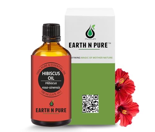 Image of Earth N Pure Hibiscus Oil (Gudhal Oil) Natural and Therapeutic Grade - 100 ml