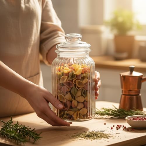 Image of ginoya brothers - Kitchen Glass Jar (2, bulllet)