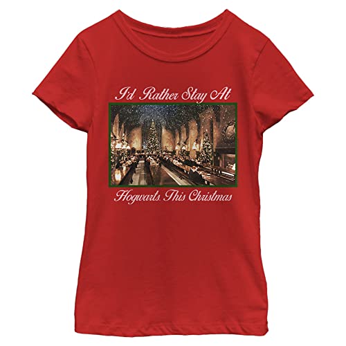 Harry Potter Girl's Holiday Hogwarts Photobox T-Shirt