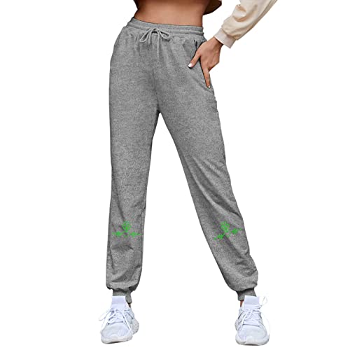 St. Patricks Day Jogginghose Damen, Damen Jogginghose Lang...