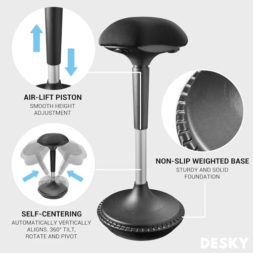 Image of Desky Sit Stand Active Stool