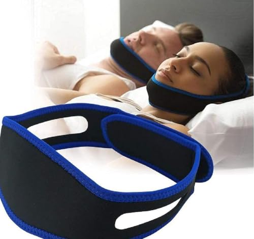 Image of Polycotton Anti Snoring Chin Strap Best Stop |Slipping Belt,Sleep Aid Jaw Strap Reduces Snoring For Women And Men Mouthpiece Night Guard