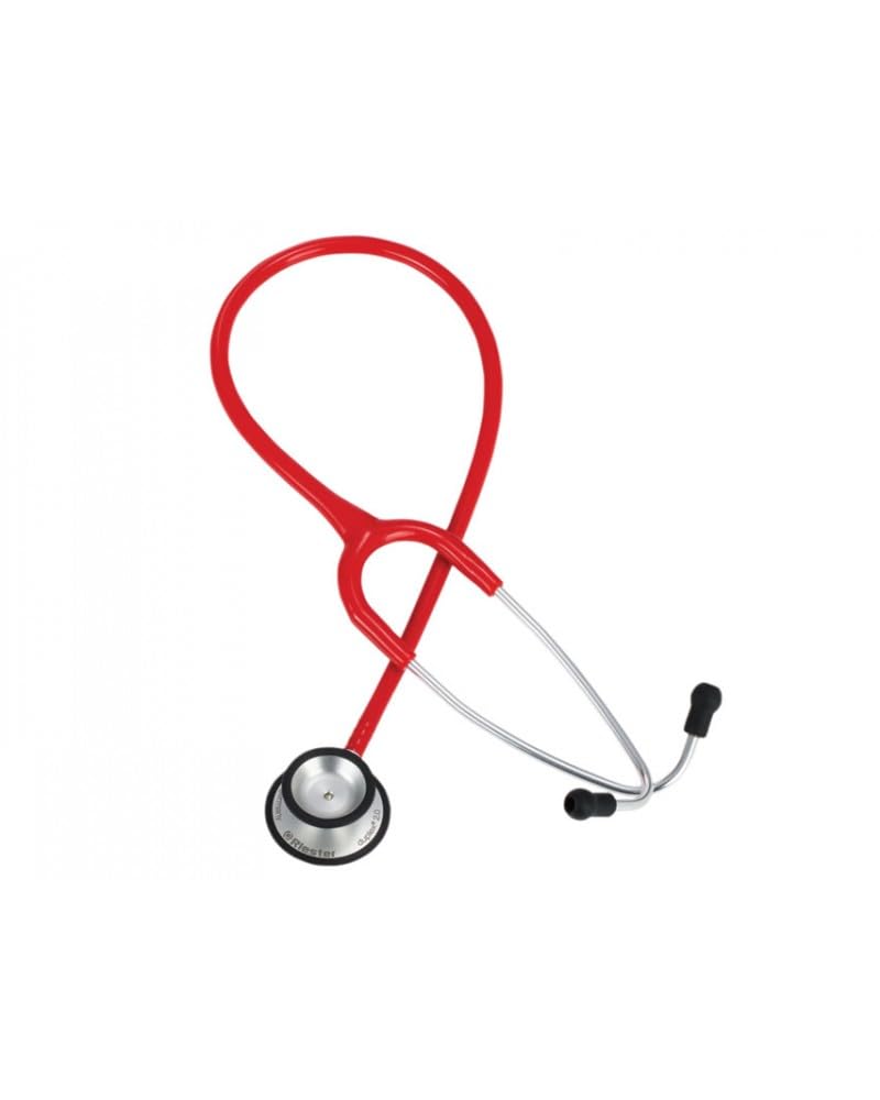 Stetofonendoscopio Riester Duplex 2.0 in alluminio - Rosso