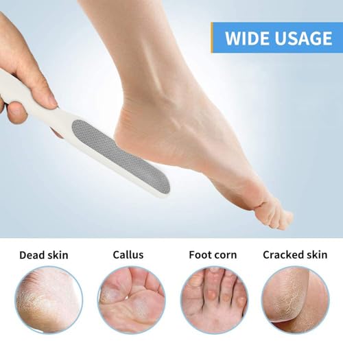 Image of Fu Store 2 Pack Foot Files Callus Remover Foot Rasp Dual Sided Foot File