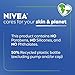 NIVEA Skin Firming Melanin Beauty & Hydration Body Lotion with Q10 and Argan Oil, Firmer Skin in as Little As Seven Days, 16.9 Fl Oz Pump Bottle