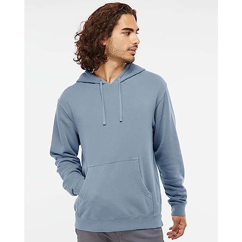 Independent Trading Co Slate Blue Pigment Dyed Hoodie Slate Blue XL4