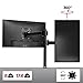immagine 2Duronic DM251X2 Supporto da scrivania Monitor 13” – 27” Staffa Supporto Monitor/Schermo con Braccio estensore e Morsetto Tavolo VESA Max 100 x 100mm Struttura in Acciaio Portata 8kg