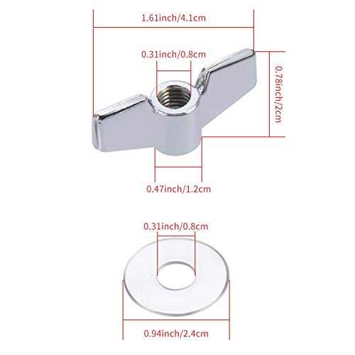 Cymbal Replacement Accessories 21 Pieces,Cymbal Stand Sleeves,Cymbal Felts With Cymbal Washer And Base Wing Nuts For Drum Set #TOP3