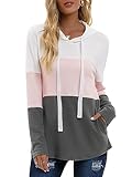 Das weiche Material dieses Damen-Hoodies passt perfekt zu Jeans oder Freizeithosen.