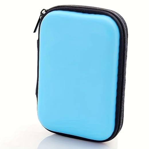 Multifunctional Electronic Storage Bag, 5-Color Portable Travel Organizer Pouch, Lightweight Carrying Case for USB Cables, Earphones, Memory Cards, Coins and Small Gadgets