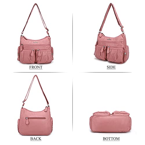 Angelkiss Crossbody Bags for Women, Ladies Shoulder Handbags and Purses Medium Faux Leather Pocketbooks4