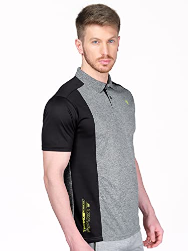 Image of TECHNOSPORT Men's Slim Fit Active T-Shirt - (MTP537 P) Pack of 1