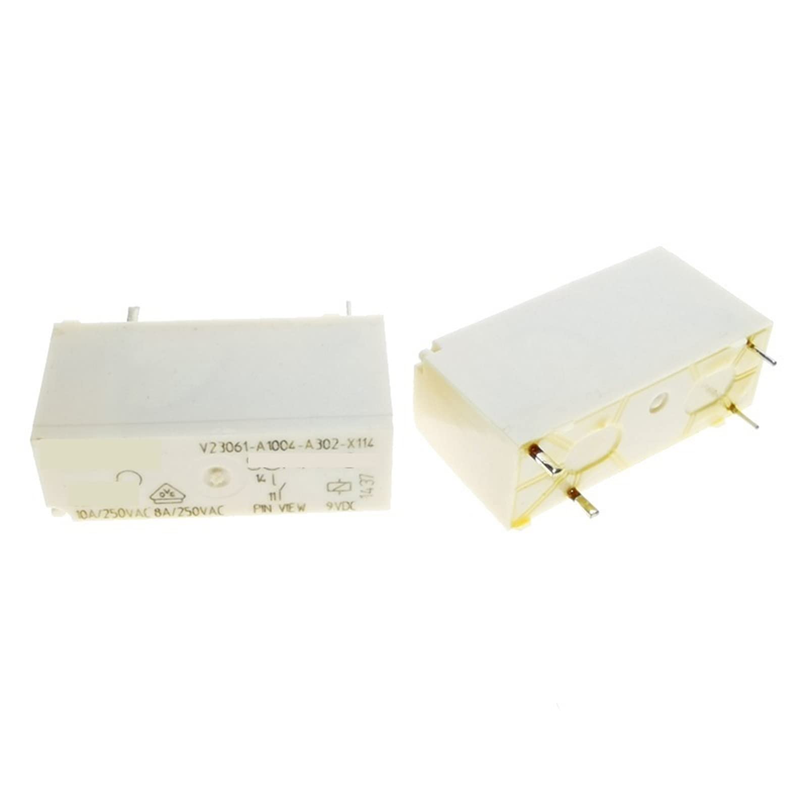 QRUYHBAJU 10Pcs V23061 Relay V23061-A1004-A302-X114 9VDC V23061-B1005-A401 12VDC 9V 12V