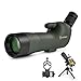 Amcrest Spotting Scope for Target Shooting w/Tripod 20-60x60mm, Multi Coated Optical Lens, Waterproof, 36-19m/1000m, Telescope with Universal Smartphone Adapter (AMSS60-G)
