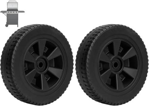 7'' BBQ Wheels G437-0037-W1 for Charbroil Grill Wheels Replacement Gas2coal 463344015 463347017 463436215 463377319 463352521 463343015, Nexgrill 720-0888N Kenmore 415.16123801 Grill Tires Parts 2PCS