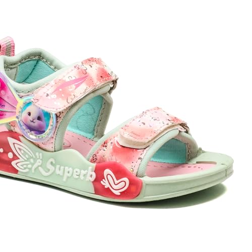 Image of ASIAN Kids Starwalk-04 flat Casual Sandals With Adjustable Velcro Closure For Easy Wear With Flexible Fitting And Trendy And Stylish Looks With Unique Design Ideal For Everyday Use For Girls, Boys