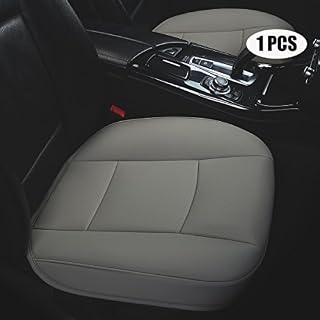 EDEALYN Ultra-Luxury PU Leather Car Cushion Car seat Cover for Most Four-Door Sedan&SUV,Single