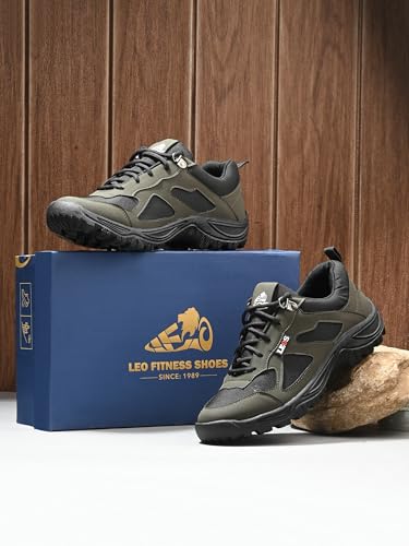 Image of Leo Men's Light Weight Waterproof Casual Shoes for Trekking,Hiking & Other Casual Purpose
