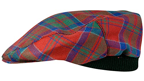 Casquette plate motif tartan écossais MacDonell chapeau unisexe taille unique élastique