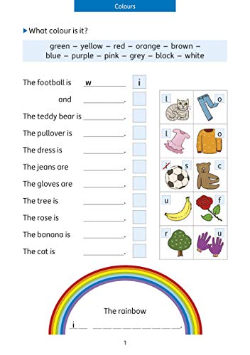 Englisch 4. Klasse Übungsblock: Lesen und schreiben auf Englisch lernen für Kinder, spielerisch wiederholen inklusive Lösungen (Quer durch - Übungshefte und -blöcke, Band 674)