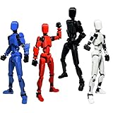 T13 Action Figure, Titan 13 Action Figure with 4 Types of Weapons and 3 Types of Hands, T 13 Action Figure Black, Nova 13 Action Figure, N 13 Action Figure, Dummy 13 (4 Colors as in the Picture)