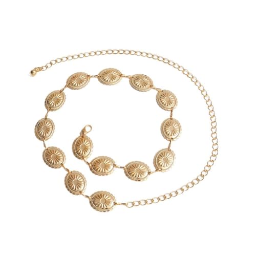 Western Belts for Women Cowgirl, Chain, Concho, western jewelry, Gold Waist Chain, Waist, Country, for Dress and Jeans, Suitable for Tourism, Beach Festivals, Holidays, or Simple Daily Outfits